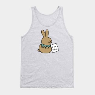 Bunny Rabbit has a Meme sign for Karen Tank Top